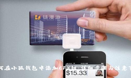 如何在小狐钱包中添加CFX链：详细步骤与注意事项